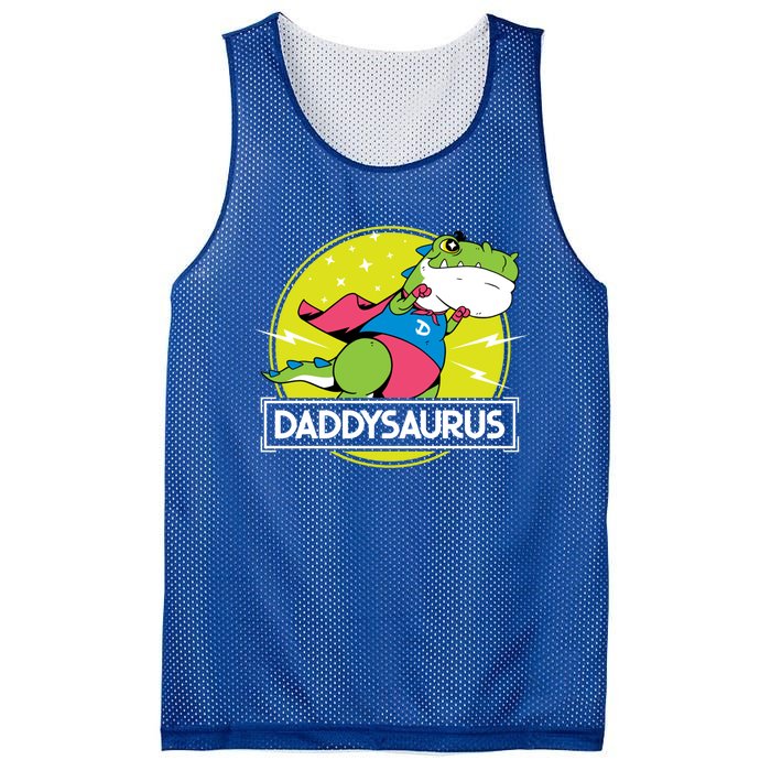 Daddysaurus Funny Dad Designs From Son Daughter Fathers Day Great Gift Mesh Reversible Basketball Jersey Tank