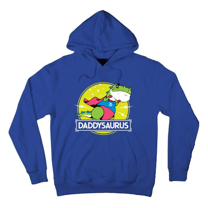 Daddysaurus Funny Dad Designs From Son Daughter Fathers Day Great Gift Tall Hoodie