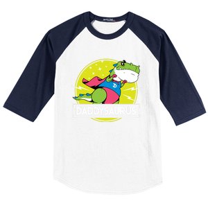 Daddysaurus Funny Dad Designs From Son Daughter Fathers Day Great Gift Baseball Sleeve Shirt