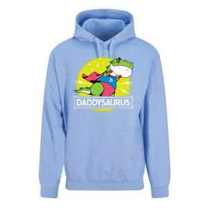 Daddysaurus Funny Dad Designs From Son Daughter Fathers Day Great Gift Unisex Surf Hoodie