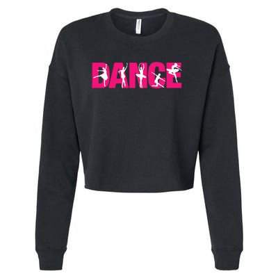 Dance Funny Dance Cropped Pullover Crew