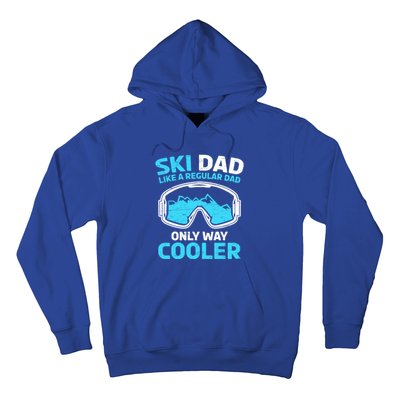 Daddy Father`s Day Papa Ski Dad Like A Regular Dad Cooler Gift Hoodie