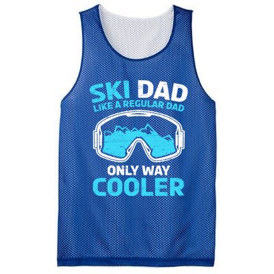 Daddy Father`s Day Papa Ski Dad Like A Regular Dad Cooler Gift Mesh Reversible Basketball Jersey Tank