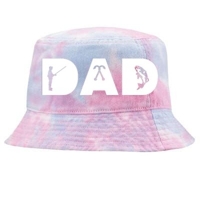 Dad Fishing Tie-Dyed Bucket Hat