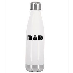 Dad Fishing Stainless Steel Insulated Water Bottle