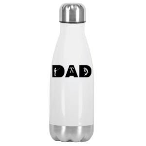 Dad Fishing Stainless Steel Insulated Water Bottle