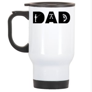 Dad Fishing Stainless Steel Travel Mug