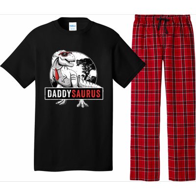 Daddysaurus Funny Daddy Dinosaur Fathers Day Surprise Meaningful Gift Pajama Set