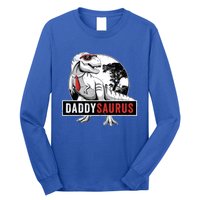 Daddysaurus Funny Daddy Dinosaur Fathers Day Surprise Meaningful Gift Long Sleeve Shirt