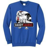 Daddysaurus Funny Daddy Dinosaur Fathers Day Surprise Meaningful Gift Sweatshirt