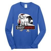 Daddysaurus Funny Daddy Dinosaur Fathers Day Surprise Meaningful Gift Tall Long Sleeve T-Shirt