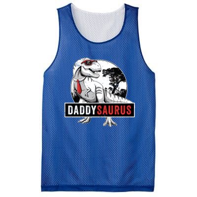 Daddysaurus Funny Daddy Dinosaur Fathers Day Surprise Meaningful Gift Mesh Reversible Basketball Jersey Tank