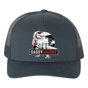 Daddysaurus Funny Daddy Dinosaur Fathers Day Surprise Meaningful Gift Yupoong Adult 5-Panel Trucker Hat