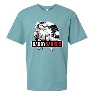 Daddysaurus Funny Daddy Dinosaur Fathers Day Surprise Meaningful Gift Sueded Cloud Jersey T-Shirt