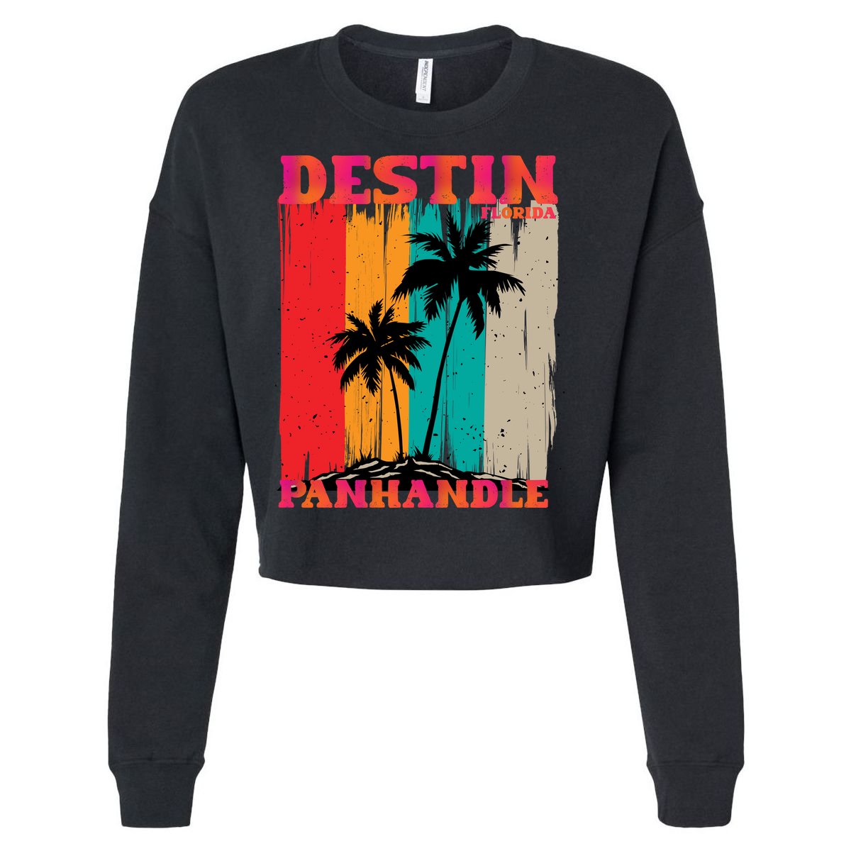 Destin Florida Cropped Pullover Crew