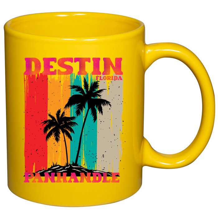 Destin Florida 11oz C Handle Ceramic Mug
