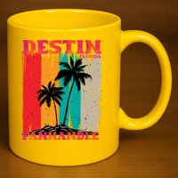 Destin Florida 11oz C Handle Ceramic Mug