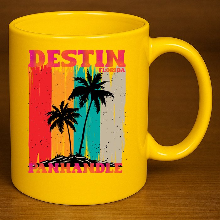 Destin Florida 11oz C Handle Ceramic Mug