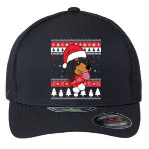 Dachshund Funny Dog Ugly Christmas Gift Flexfit Unipanel Trucker Cap