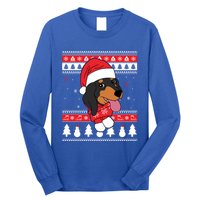 Dachshund Funny Dog Ugly Christmas Gift Long Sleeve Shirt