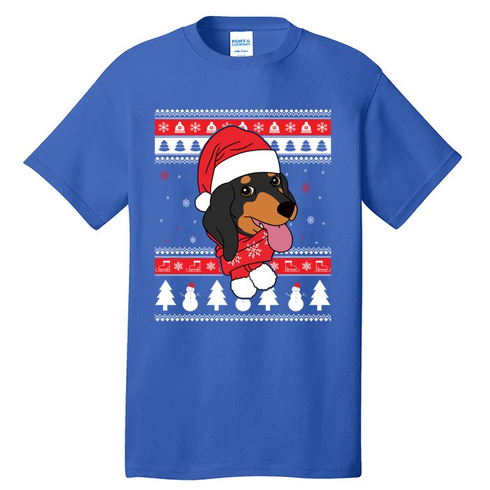 Dachshund Funny Dog Ugly Christmas Gift Tall T-Shirt