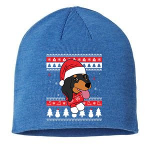 Dachshund Funny Dog Ugly Christmas Gift Sustainable Beanie