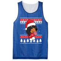 Dachshund Funny Dog Ugly Christmas Gift Mesh Reversible Basketball Jersey Tank