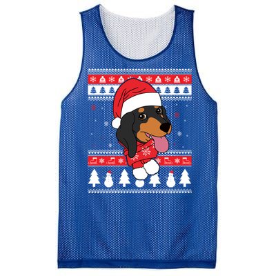 Dachshund Funny Dog Ugly Christmas Gift Mesh Reversible Basketball Jersey Tank