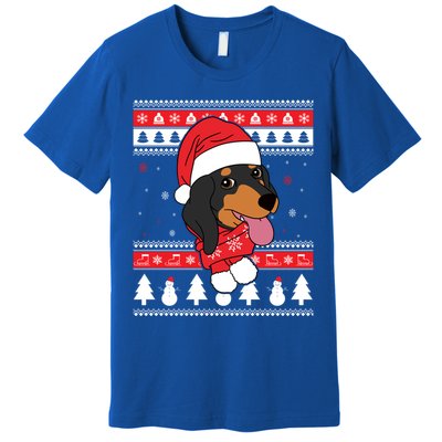 Dachshund Funny Dog Ugly Christmas Gift Premium T-Shirt