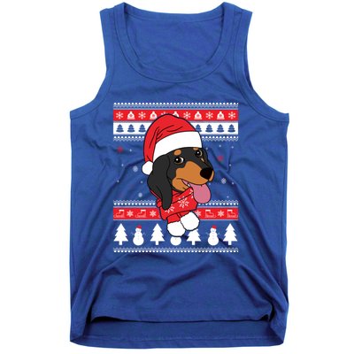 Dachshund Funny Dog Ugly Christmas Gift Tank Top