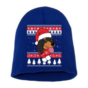 Dachshund Funny Dog Ugly Christmas Gift Short Acrylic Beanie