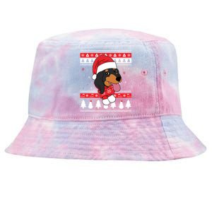 Dachshund Funny Dog Ugly Christmas Gift Tie-Dyed Bucket Hat