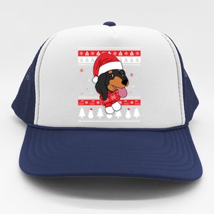 Dachshund Funny Dog Ugly Christmas Gift Trucker Hat