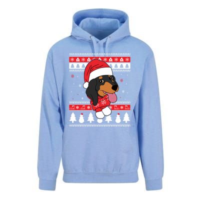 Dachshund Funny Dog Ugly Christmas Gift Unisex Surf Hoodie