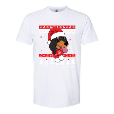 Dachshund Funny Dog Ugly Christmas Gift Softstyle CVC T-Shirt