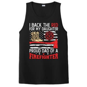 Dad Fireman Daughter Proud Dad Of A Firefighter Daughter PosiCharge Competitor Tank