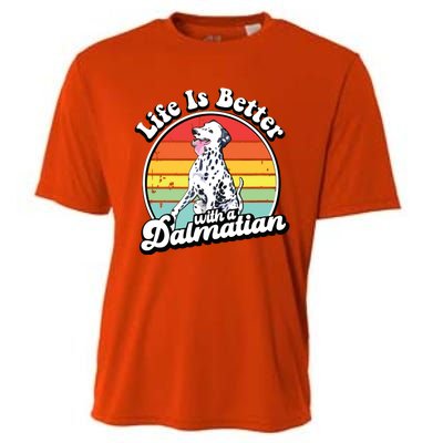 Dalmatian Funny Cooling Performance Crew T-Shirt