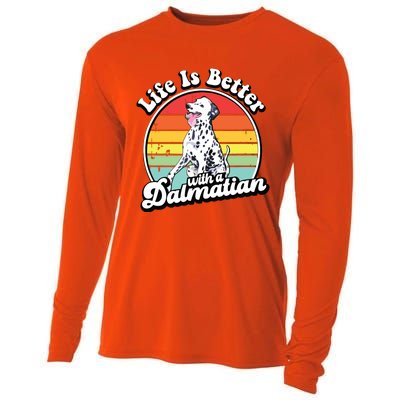 Dalmatian Funny Cooling Performance Long Sleeve Crew