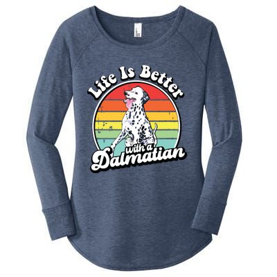 Dalmatian Funny Women's Perfect Tri Tunic Long Sleeve Shirt