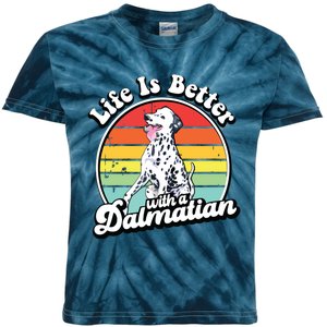 Dalmatian Funny Kids Tie-Dye T-Shirt