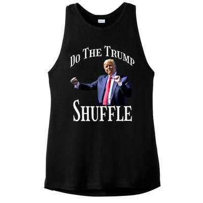 Dance Fun Do The Trump Shuffle Political Humor Gift Ladies PosiCharge Tri-Blend Wicking Tank