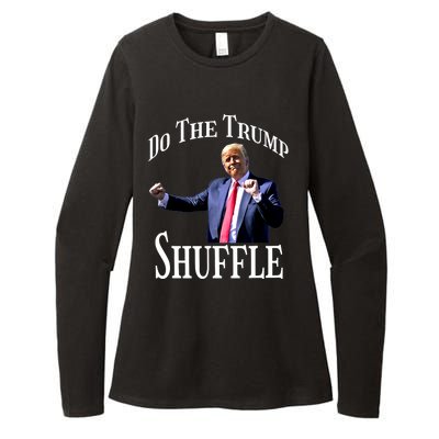 Dance Fun Do The Trump Shuffle Political Humor Gift Womens CVC Long Sleeve Shirt