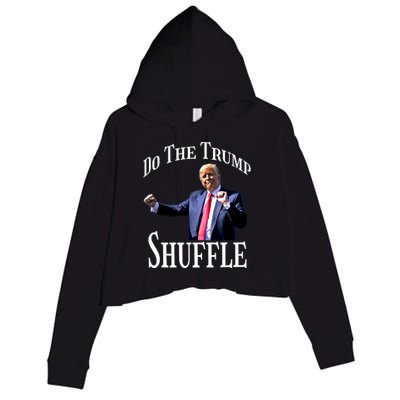 Dance Fun Do The Trump Shuffle Political Humor Gift Crop Fleece Hoodie