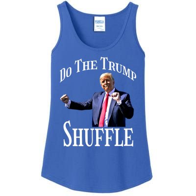 Dance Fun Do The Trump Shuffle Political Humor Gift Ladies Essential Tank