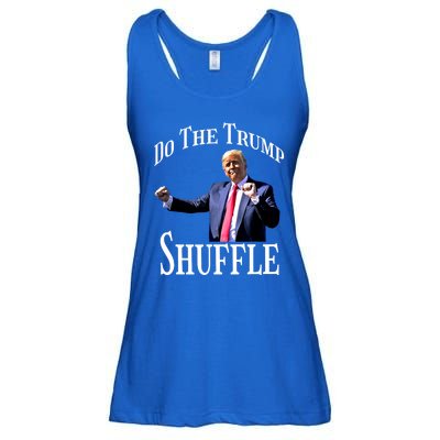 Dance Fun Do The Trump Shuffle Political Humor Gift Ladies Essential Flowy Tank