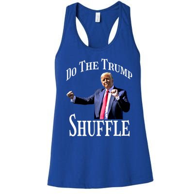 Dance Fun Do The Trump Shuffle Political Humor Gift Women's Racerback Tank