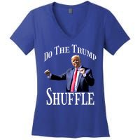 Dance Fun Do The Trump Shuffle Political Humor Gift Women's V-Neck T-Shirt