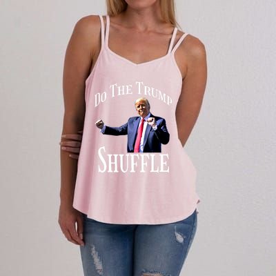 Dance Fun Do The Trump Shuffle Political Humor Gift Women's Strappy Tank