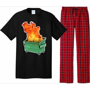 Dumpster Fire Pajama Set