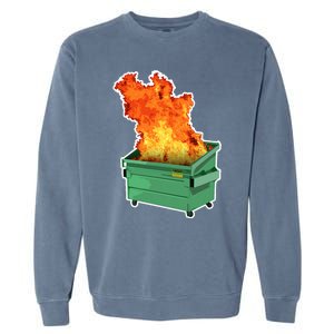 Dumpster Fire Garment-Dyed Sweatshirt